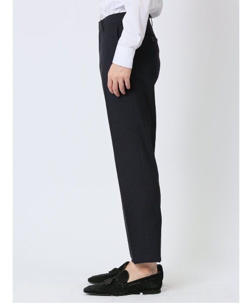 【セール】タカキュー Woolen Tec On スリムフィット ストレッチ ウォッシャブル ノータックパンツ 組織紺(セットアップ可能)(スーツパンツ)|TAKA-Q(タカキュー) 【セール】タカキュー Woolen Tec On スリムフィット ストレッチ ウォッシャブル ノータックパンツ 組織紺(セットアップ可能)(スーツパンツ)|TAKA-Q(タカキュー)