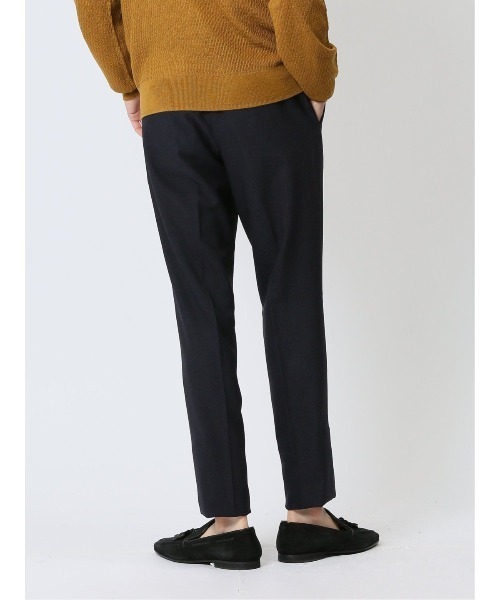 【セール】タカキュー Woolen Tec On スリムフィット ストレッチ ウォッシャブル ノータックパンツ 組織紺(セットアップ可能)(スーツパンツ)|TAKA-Q(タカキュー) 【セール】タカキュー Woolen Tec On スリムフィット ストレッチ ウォッシャブル ノータックパンツ 組織紺(セットアップ可能)(スーツパンツ)|TAKA-Q(タカキュー)