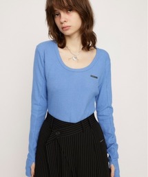 SLY | METAL PLATE BASIC TOPS メタル プレート ベーシック トップス(Tシャツ/カットソー)