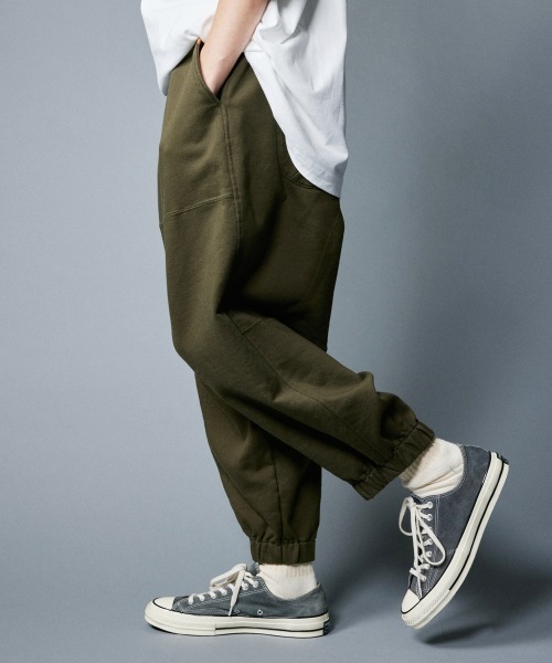 rehacer(レアセル)の「rehacer : CozyKnit Balloon Pants / コジーニットバルーンパンツ(その他パンツ・メンズ・ブラック/オリーブ・LARGE/MEDIUM/SMALL)」の20枚目の写真