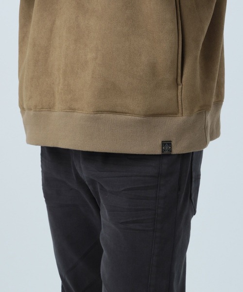 BAYFLOW（ベイフロー）の「スエードボアフーディー（パーカー・メンズ・グレー/ブラウン/ネイビー・MEDIUM/LARGE）」の12枚目の写真