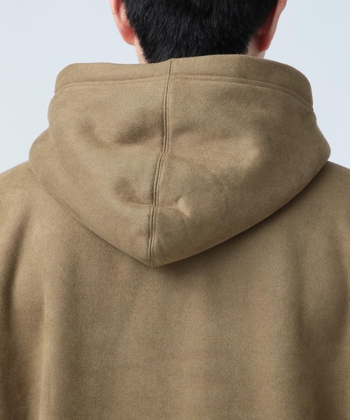 BAYFLOW（ベイフロー）の「スエードボアフーディー（パーカー・メンズ・グレー/ブラウン/ネイビー・MEDIUM/LARGE）」の13枚目の写真