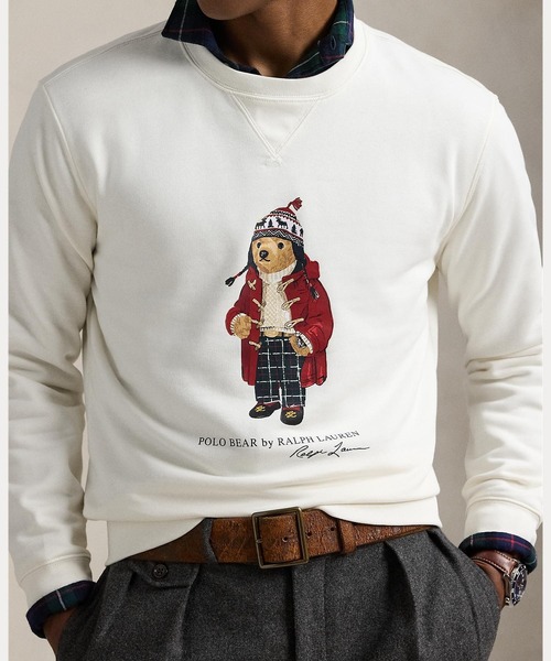 POLO RALPH LAUREN(ポロ ラルフ ローレン)の「Polo ベア フリース スウェットシャツ(スウェット・メンズ・ナチュラル・L/M/S/XL/XS/XXL)」の16枚目の写真