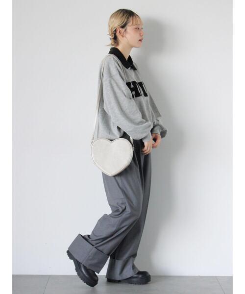 ehka sopo（エヘカソポ）の「配色襟スウェット（Tシャツ/カットソー・レディース・グリーン/グレー/ブルー・F）」の10枚目の写真