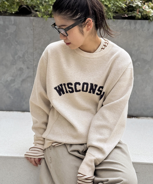 St.Johns 3rd Club】WISCONSIN C/N PULLOVER（ニット/セーター