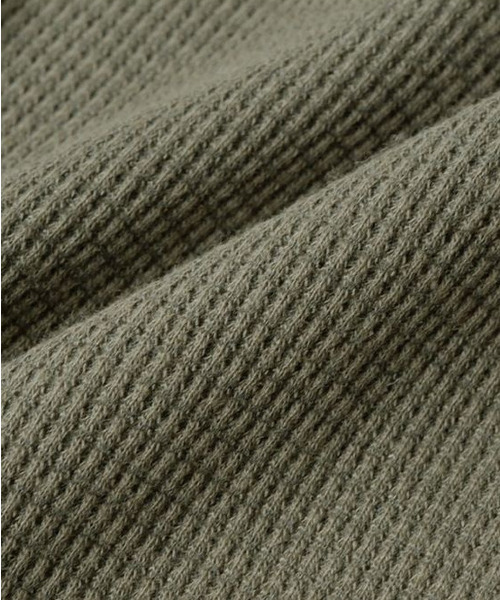 MIMIMEMETE（ミミメメット）の「ワッフルステッチ クルーネックプルオーバー（Tシャツ/カットソー・レディース・アイボリー/カーキ/杢グレー/ネイビー・M）」の13枚目の写真