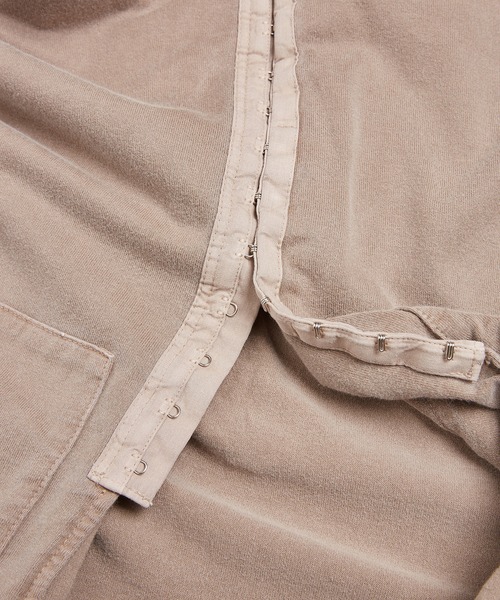 Dulcamara（ドゥルカマラ）の「ピグメントジャージーホックパーカー（パーカー・レディース・グリーン/ベージュ/ブラック・0/1）」の19枚目の写真