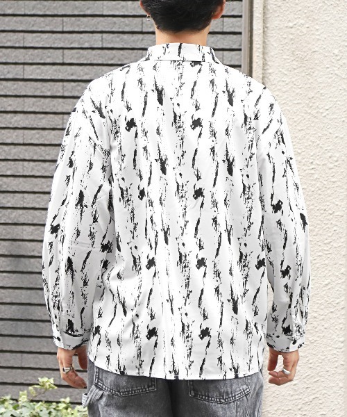 総柄レギュラーカラー長袖シャツ（シャツ/ブラウス）｜LUXSTYLE（ラグスタイル）