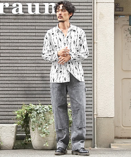 総柄レギュラーカラー長袖シャツ（シャツ/ブラウス）｜LUXSTYLE（ラグスタイル）