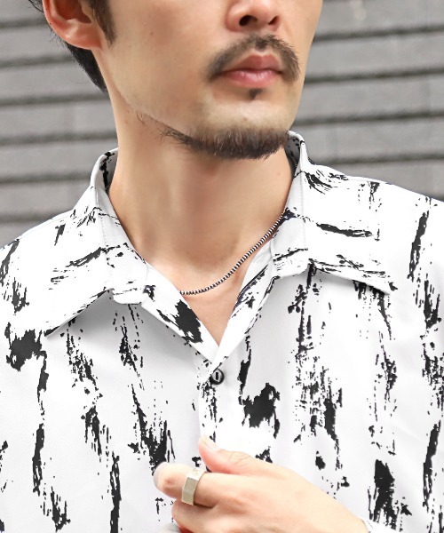 総柄レギュラーカラー長袖シャツ（シャツ/ブラウス）｜LUXSTYLE（ラグスタイル）