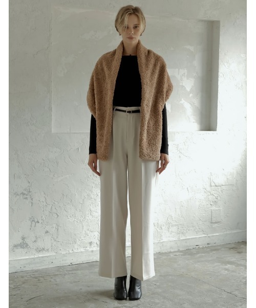 Re:EDIT（リエディ）の「[2024-25 WINTER COLLECTION]フェイクファー&ボアマルチウェイストール（マフラー・レディース・グレー系/ブラック/ベージュ/ホワイト系その他・FREE）」の16枚目の写真