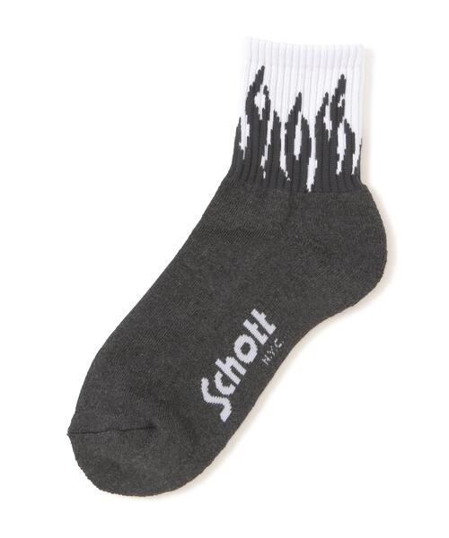 schott（ショット）の「Schott/ショット/FLAME SOCKS/フレイムソックス2（ソックス/靴下・メンズ・その他24・F）」の5枚目の写真