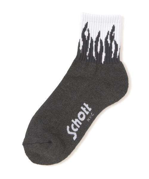 schott（ショット）の「Schott/ショット/FLAME SOCKS/フレイムソックス2（ソックス/靴下・メンズ・その他24・F）」の2枚目の写真
