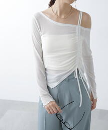 ●ワンショルシャーリングテレコカットソー