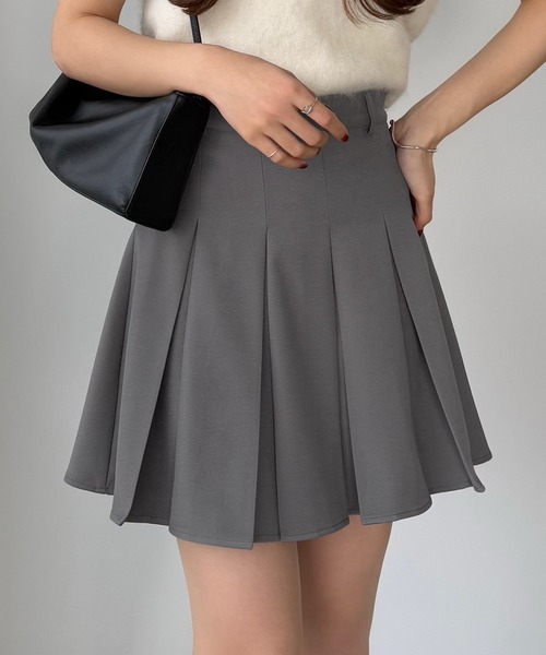 【新品タグ付】PEARLY GATES♡プリーツミニスカート インナーパンツ付 セール】インナーパンツ付プリーツミニスカート（スカート