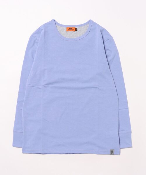 KRIFF MAYER Kid's Collection（クリフメイヤーキッズコレクション）の「UVカット袖ペロ ロンT（Tシャツ/カットソー・キッズ・チャコール/グレイッシュベージュ/サックスブルー/ライトグリーン/マスタード/グレー・140/130/120/170/160/150）」の19枚目の写真