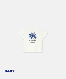 LANVIN en Bleu（ランバンオンブルー）の「【LANVIN en Bleu ESSENTIAL】BABY ALGER / バックプリント ”マルグリット” Tシャツ（Tシャツ/カットソー）」