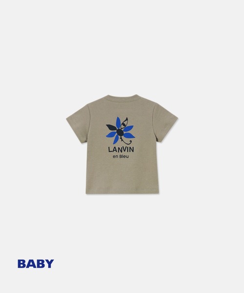 【LANVIN en Bleu ESSENTIAL】BABY ALGER / バックプリント ”マルグリット” Tシャツ（Tシャツ/カットソー）｜LANVIN en Bleu（ランバンオンブルー）