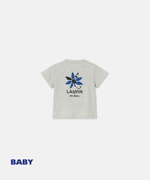LANVIN en Bleu（ランバンオンブルー）の「【LANVIN en Bleu ESSENTIAL】BABY ALGER / バックプリント ”マルグリット” Tシャツ（Tシャツ/カットソー）」