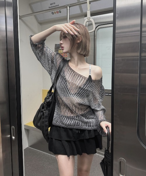 【関税込み】MSGM グレー アイレット ミニスカート Msgm ウィメンズ ミニスカート | SSENSE 日本