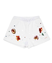 MARNI | MARNI(マルニ)Kids & Junior ワンポイントブランドロゴフラワーショートパンツ(その他パンツ)