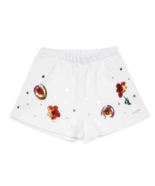 MARNI(マルニ)の「MARNI(マルニ)Kids & Junior ワンポイントブランドロゴフラワーショートパンツ(その他パンツ・キッズ・ホワイト・10Y/12Y)」の1枚目の写真