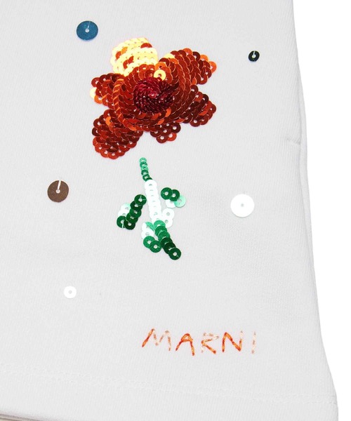 MARNI(マルニ)の「MARNI(マルニ)Kids & Junior ワンポイントブランドロゴフラワーショートパンツ(その他パンツ・キッズ・ホワイト・10Y/12Y)」の4枚目の写真