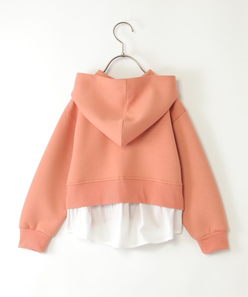 ikka（イッカ）の「【洗濯機で洗える／親子コーデ】GOKU楽ダンボールジップパーカー（120~160cm）（パーカー・キッズ・オレンジ/ベージュ・120/130/140/150/160）」の17枚目の写真