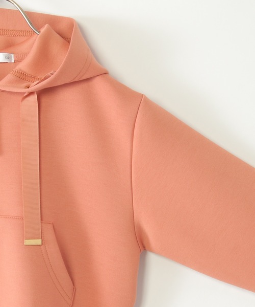 ikka（イッカ）の「【洗濯機で洗える／親子コーデ】GOKU楽ダンボールジップパーカー（120~160cm）（パーカー・キッズ・オレンジ/ベージュ・120/130/140/150/160）」の8枚目の写真