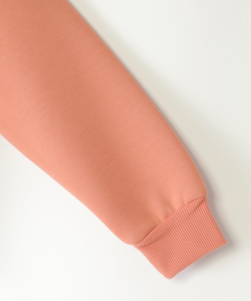 ikka（イッカ）の「【洗濯機で洗える／親子コーデ】GOKU楽ダンボールジップパーカー（120~160cm）（パーカー・キッズ・オレンジ/ベージュ・120/130/140/150/160）」の9枚目の写真