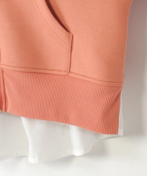 ikka（イッカ）の「【洗濯機で洗える／親子コーデ】GOKU楽ダンボールジップパーカー（120~160cm）（パーカー・キッズ・オレンジ/ベージュ・120/130/140/150/160）」の10枚目の写真