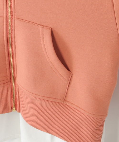 ikka（イッカ）の「【洗濯機で洗える／親子コーデ】GOKU楽ダンボールジップパーカー（120~160cm）（パーカー・キッズ・オレンジ/ベージュ・120/130/140/150/160）」の11枚目の写真