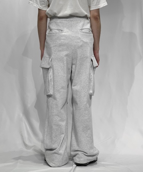 Toironier グレー カーゴパンツ セール】Toironier/トワロニエ/'2Tuck Sweat Cargo Pants