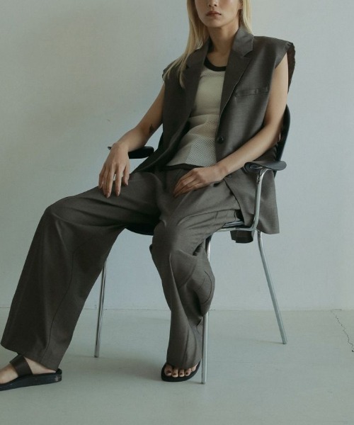 パンツ n___ anuke Panel Wide Pants パネルワイドパンツ/62510716（その他