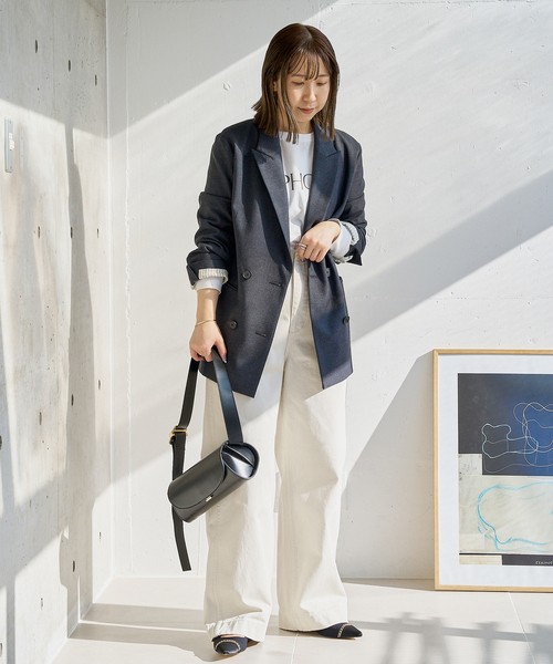 LE TALON（ルタロン）の「LE TALON new comfort wide ショルダーバッグ（ショルダーバッグ・レディース・ブラウン/アイボリー/ブラック・FREE）」の4枚目の写真