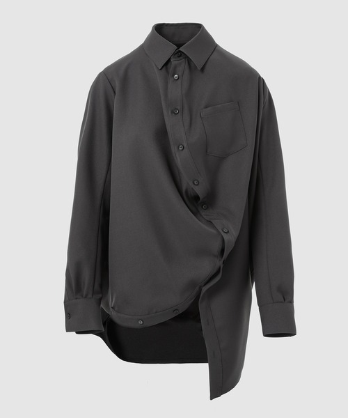 ANREALAGE ボールシャツ ブラック サイズ50 ANREALAGE [アンリアレイジ] BALL SHIRTS ＜ボールシャツ＞ ブラック