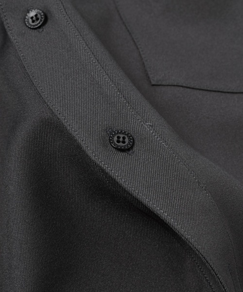 ANREALAGE（アンリアレイジ）の「BALL POLYESTER SHIRT（シャツ/ブラウス・メンズ・グレー/サックスブルー/ブラック・48/46/38）」の9枚目の写真