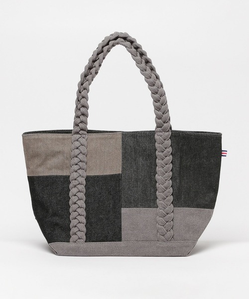 BAYFLOW（ベイフロー）の「ネイティブデニムパッチロゴトート（トートバッグ・レディース・ブラック・FREE）」の8枚目の写真