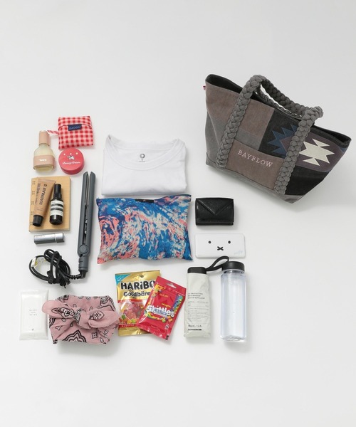 BAYFLOW（ベイフロー）の「ネイティブデニムパッチロゴトート（トートバッグ・レディース・ブラック・FREE）」の21枚目の写真