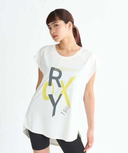 ROXY(ロキシー)の「ENJOY THE DIFFERENCE/ロキシー水陸両用半袖Tシャツ(Tシャツ/カットソー・レディース・カーキ/ブラック/ホワイト・SMALL/MEDIUM/LARGE)」の4枚目の写真