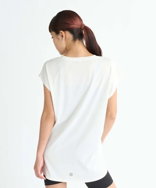 ROXY(ロキシー)の「ENJOY THE DIFFERENCE/ロキシー水陸両用半袖Tシャツ(Tシャツ/カットソー・レディース・カーキ/ブラック/ホワイト・SMALL/MEDIUM/LARGE)」の7枚目の写真