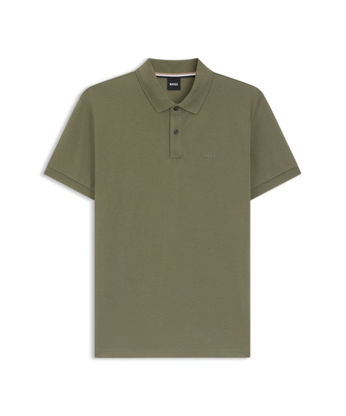 BOSS(ボス)の「Pallas ポロシャツ コットンピケ ロゴディテール(ポロシャツ・メンズ・ブルー/ダークグリーン・XL/L/M/XXL/XXXL/S)」の8枚目の写真