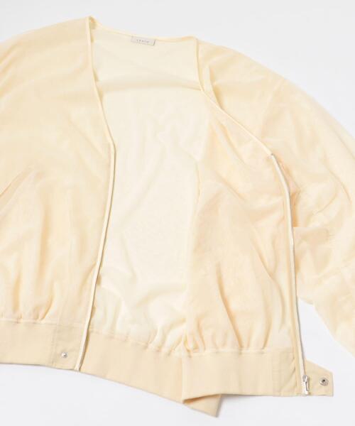 LAATO（ラート）の「organdy blouson（ブルゾン・レディース・オフホワイト/ブラック・FREE）」の16枚目の写真