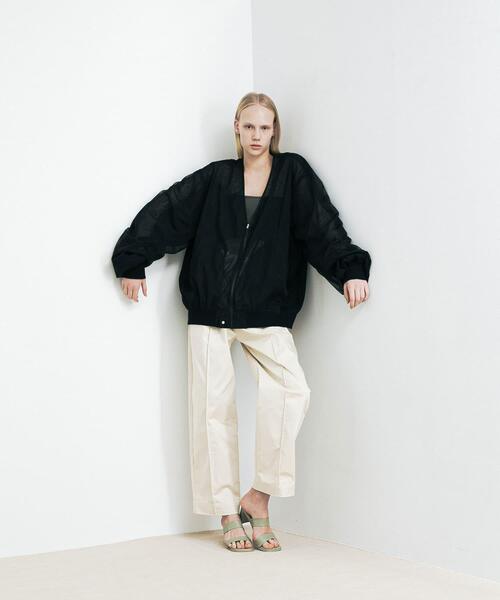 LAATO（ラート）の「organdy blouson（ブルゾン・レディース・オフホワイト/ブラック・FREE）」の21枚目の写真