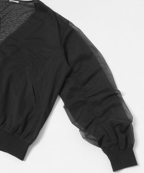 LAATO（ラート）の「organdy blouson（ブルゾン・レディース・オフホワイト/ブラック・FREE）」の9枚目の写真