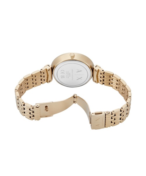 ARMANI EXCHANGE(アルマーニエクスチェンジ)の「アルマーニ・エクスチェンジ 腕時計 レディース アナログ ステンレス AX5916(アナログ腕時計・レディース・GOLD・FREE)」の5枚目の写真