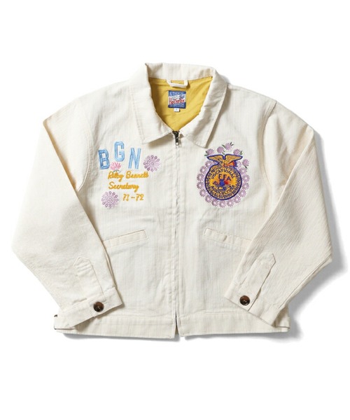 FFAジャケット ヒューストン HOUSTON ヒューストン COTTON LINEN FFA JACKET コットンリネン
