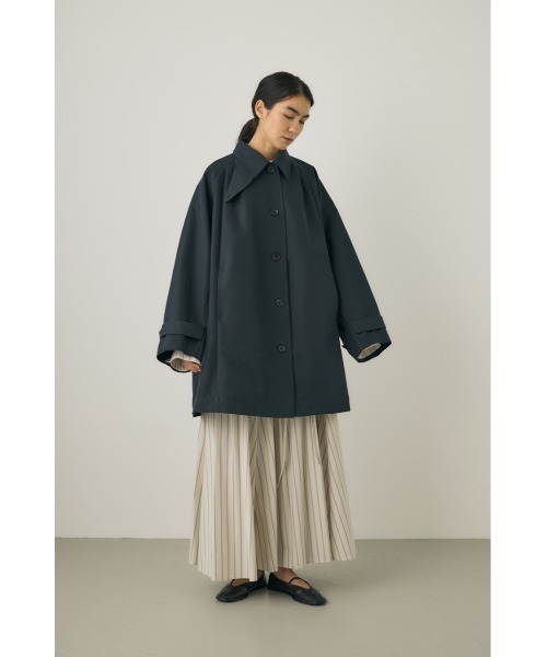 M_（エムアンダーバー）の「【M_】TRENCH コート（トレンチコート・レディース・ブラック/ライトベージュ・FREE）」の3枚目の写真