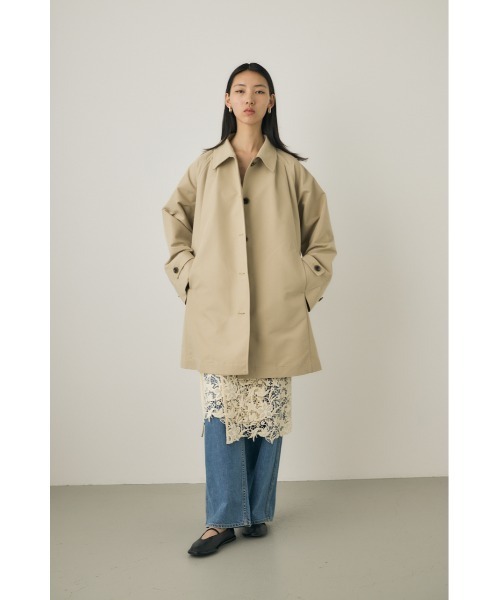 【美品】M_ エムアンダーバー　ケープコート(GRN) moussy M_（エムアンダーバー）の「【M_】CAPE コート（ポンチョ）」 - WEAR