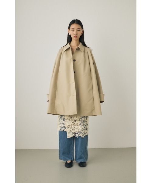 M_（エムアンダーバー）の「【M_】TRENCH コート（トレンチコート・レディース・ブラック/ライトベージュ・FREE）」の12枚目の写真